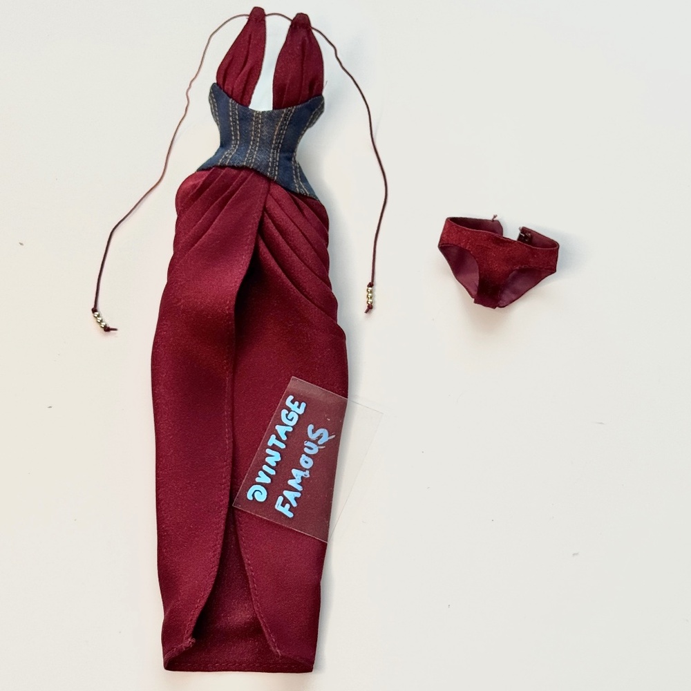 Integrity Toys Reservation For Two Isha Kalpana Outfit Denim Red Dress Undies IT